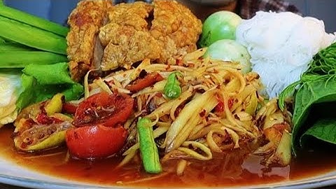 Mukbang Gỏi Đu Đủ Heo Giòn Bì – Cay Xé Lưỡi! Vị Ngon Đậm Đà Khiến Bạn Nghẹn Lời!