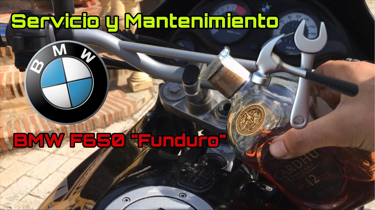 BMW F650 CAMBIO DE ACEITE Y FILTRO 😎🔧, Revisión integral. Oil and ...