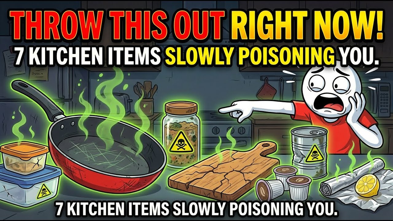 Throw this out RIGHT NOW! 7 items in your kitchen slowly poisoning you.