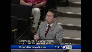 Sacramento Regional Sanitation/Sewer District - July 26, 2017
