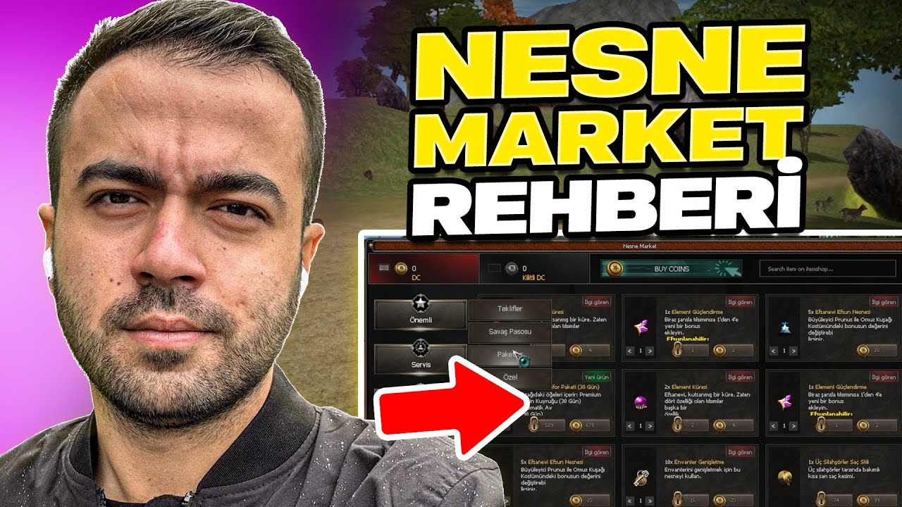 MERLİS RİSİNG NESNE MARKET REHBERİ ! | Metin2 - Merlis Rising #3