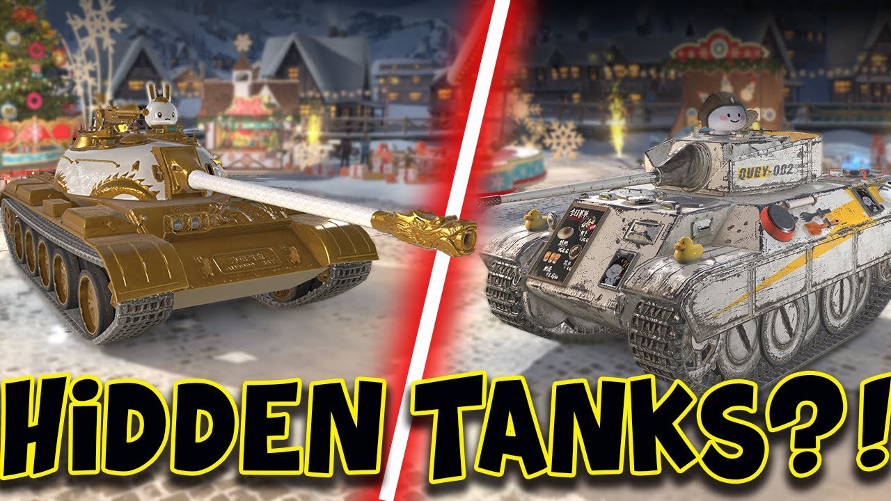 These Tanks Are Basically INVISIBLE in Blitz 😱HIDDEN TANKS 👀 WOTB - YouTube