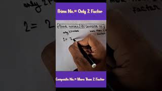 🚀Prime Number vs Composite Number | 10 सेकंड में ट्रिक! #shorts #maths