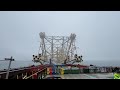 BP ACE jacket installation in the Caspian Sea