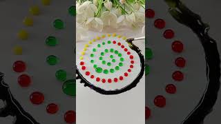 Colour drops mixing Rangoli | #funny #art #comedy #drawing #colors