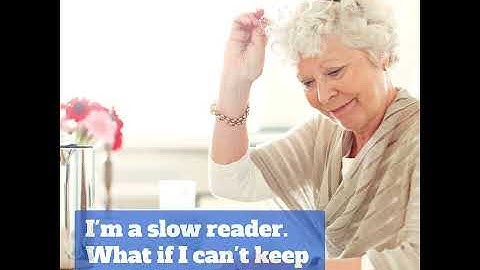 I am a slow reader. What if I cannot keep up with the others in the course?