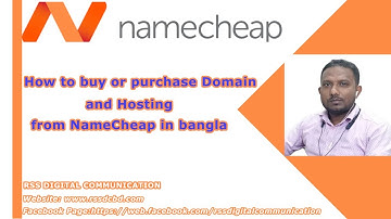 NameCheap থেকে কিভাবে ডোমেইন এবং হোস্টিং কিনবেন-Purchase Domain and Hosting from NameCheap