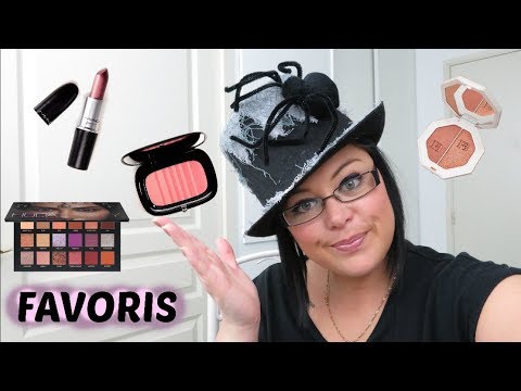 FAVORIS : maquillage et soins (octobre 2017) 💖 - YouTube