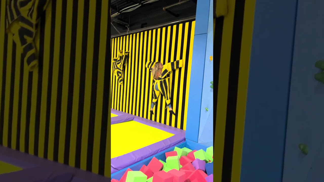 Sticky Wall Fun 😅 (🎥: TT/ happylittle_home)