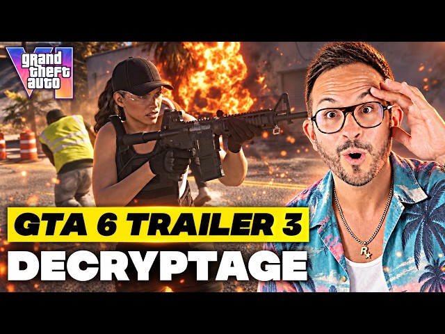 GTA 6 LAUNCH TRAILER ⚠️ DÉCRYPTAGE INTÉGAL (Justice, Personnages, Lieux, Armes, Histoire, Trailer 3)