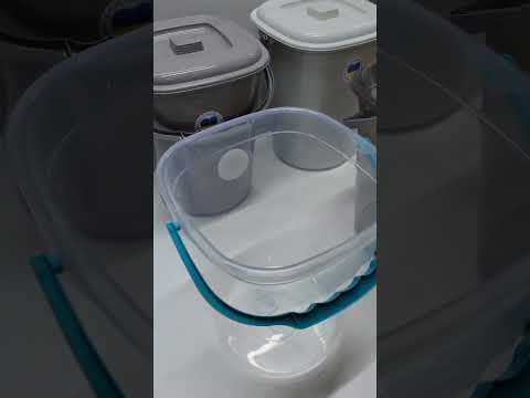 Відро "Smart" з кришкою 9л, (мікс кольорів), 25,5 x 24 x 30 см, Алеана, видео 1