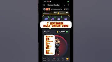 7 September  Daily ciphar code Hemester Kombat | 7 September ka daily ciphar code kya he | hemester