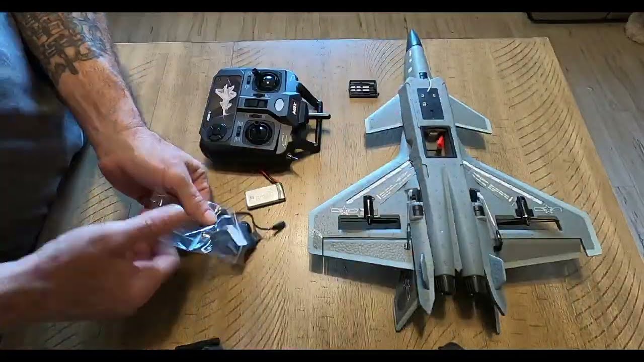 bm j20 rc airplane unbox and test 