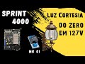Como Ligar Luz Garagem 127 Placa Sprint 4000 Nice MR01 Se Ainda Não Tem Luz Passo a Passo
