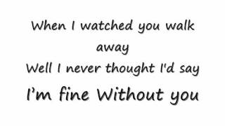 Hinder -without you lyrics~