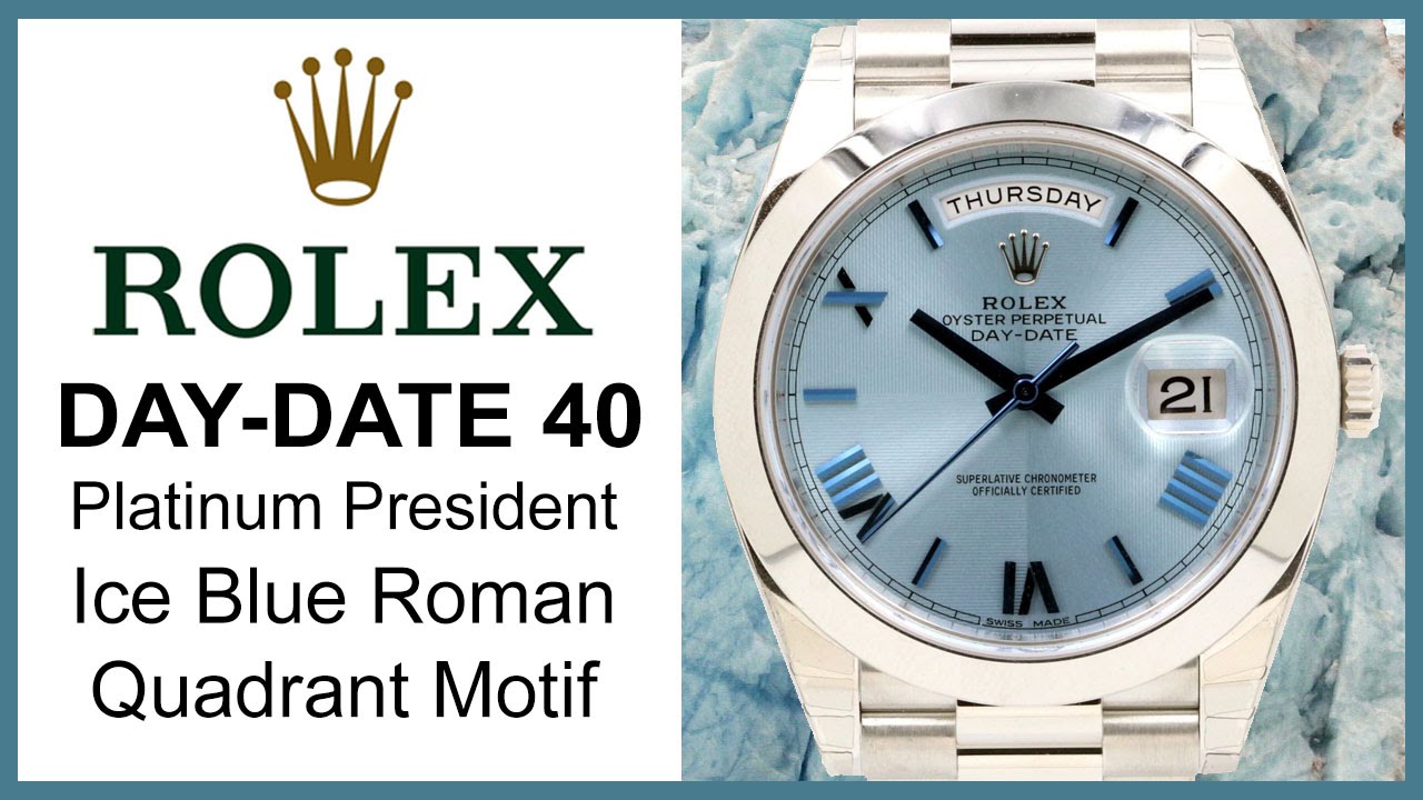 rolex day date 40 platinum price