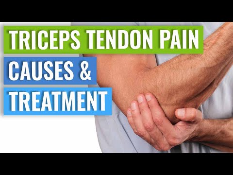 Video: Tricep Tendonitis: Oorzaken, Behandelingen En Meer