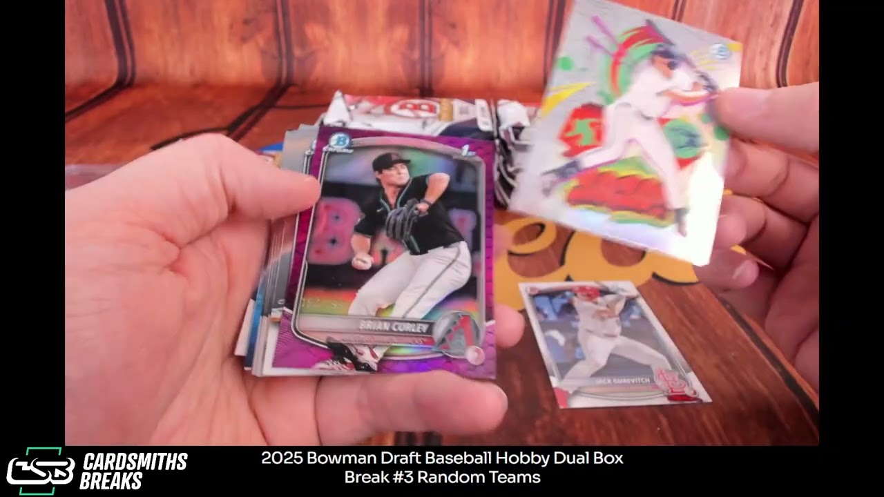 2025 Bowman Draft Baseball Hobby Dual Box Break #3