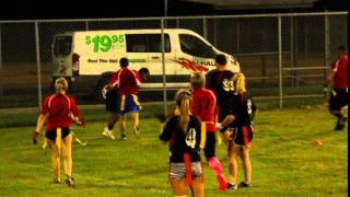 FlagFootball 10132015 BlackVsRed Alec pass to Ricky for TD