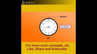 Telling Time (A.M. and P.M.)  #shorts #clock #time