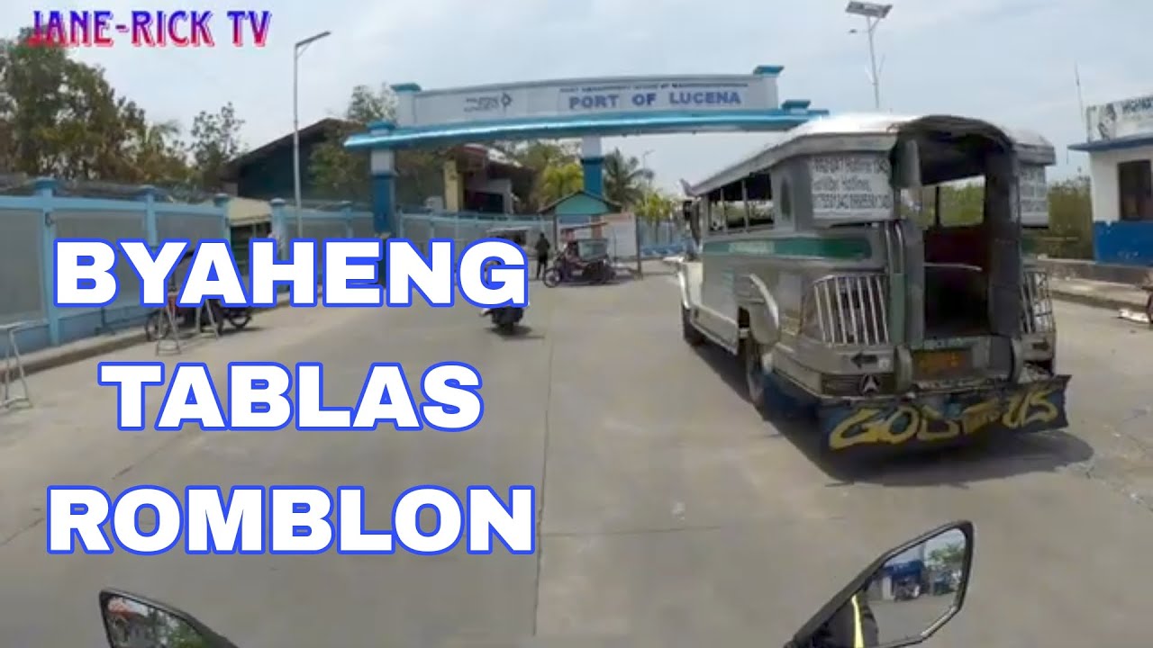 MANILA TO TABLAS ROMBLON via port of Lucena (ride with 