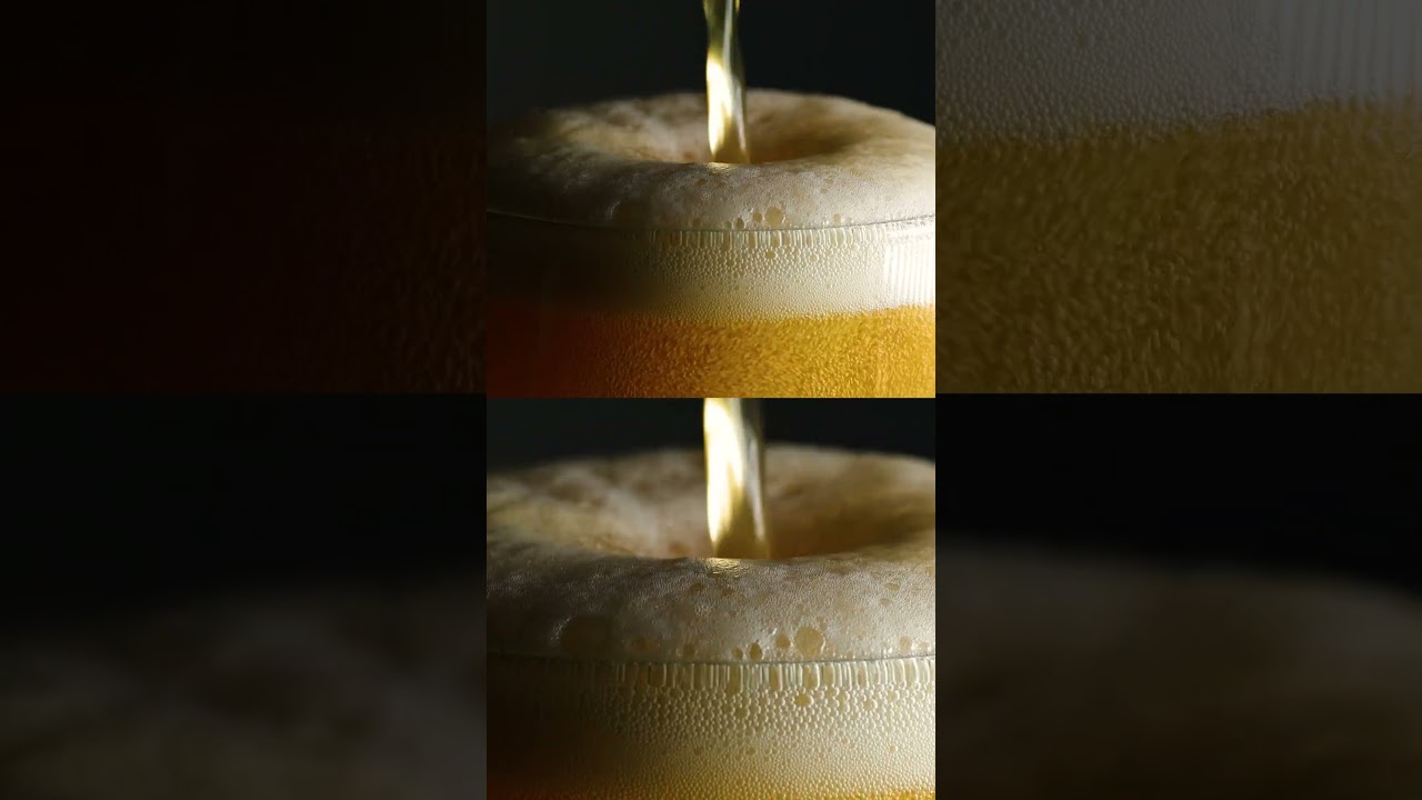 Satisfying REVERSE Beer Pouring ASMR! 