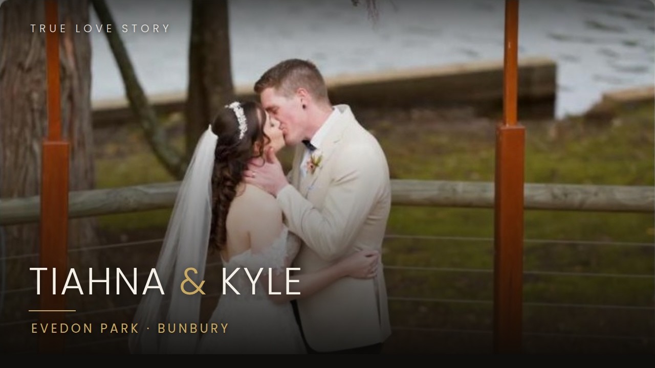 Tiahna & Kyle wedding film still