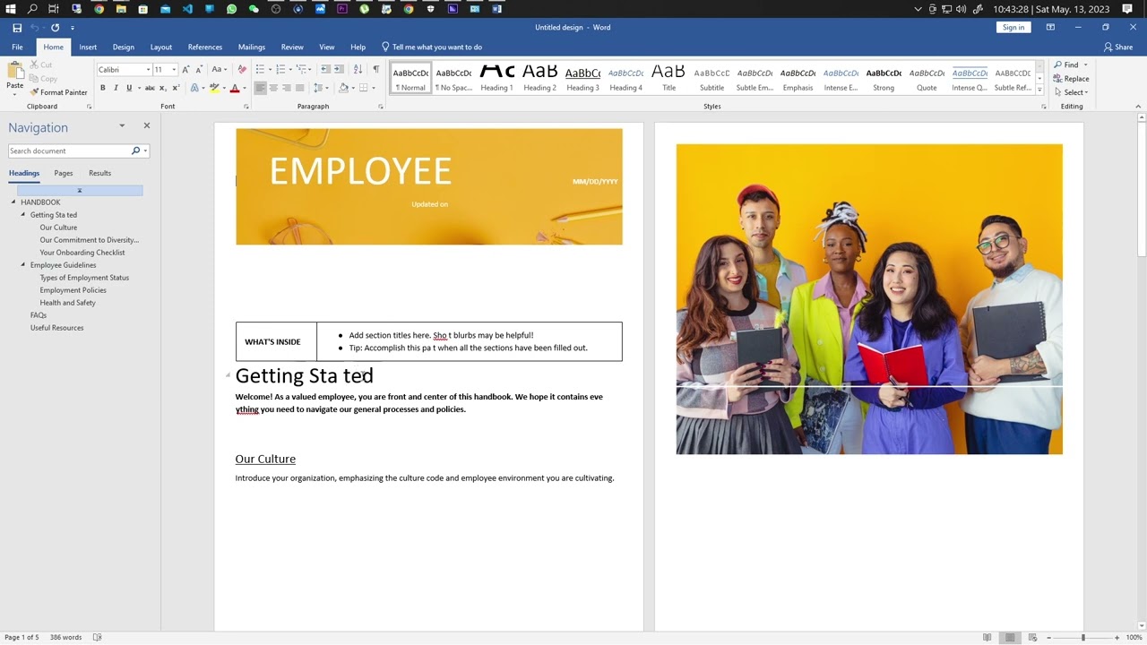 How to Open And Save Canva Design to Word Document 2024