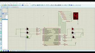 Automatic Traffic Light Control System using PIC18F4550 | Proteus Simulation