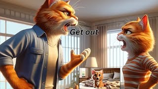 Cat is being bullied at home🥺|| Cat Sad story 😭 || #cat #arttouchyourheart #ytshorts