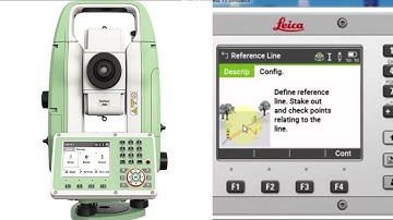 How to mark Reference Line & Offsets Using Leica Flex Field Total Station  TS03 Urdu/Hindi