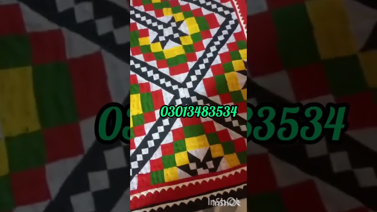 HandMade Rilli, Available different varities of new designs. whatsApp 03013483534.