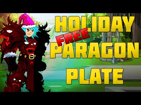 =AQW= HOW TO GET HOLIDAY PARAGON PLATE FOR FREE! (Without 1000 Legion Tokens)