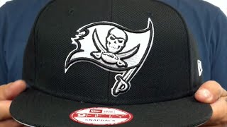 Buccaneers 'TEAM-BASIC SNAPBACK' Black-White Hat by New Era