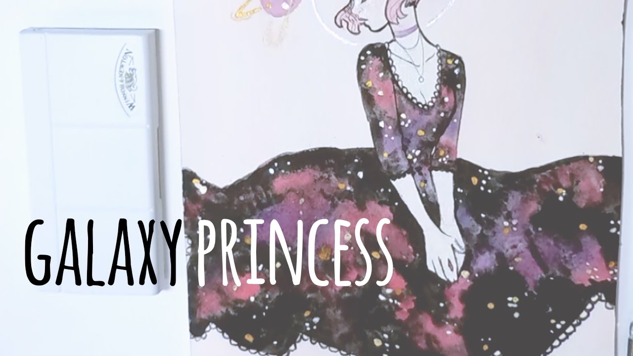 Galaxy Princess II Speedpaint collab w/ Illustrayna