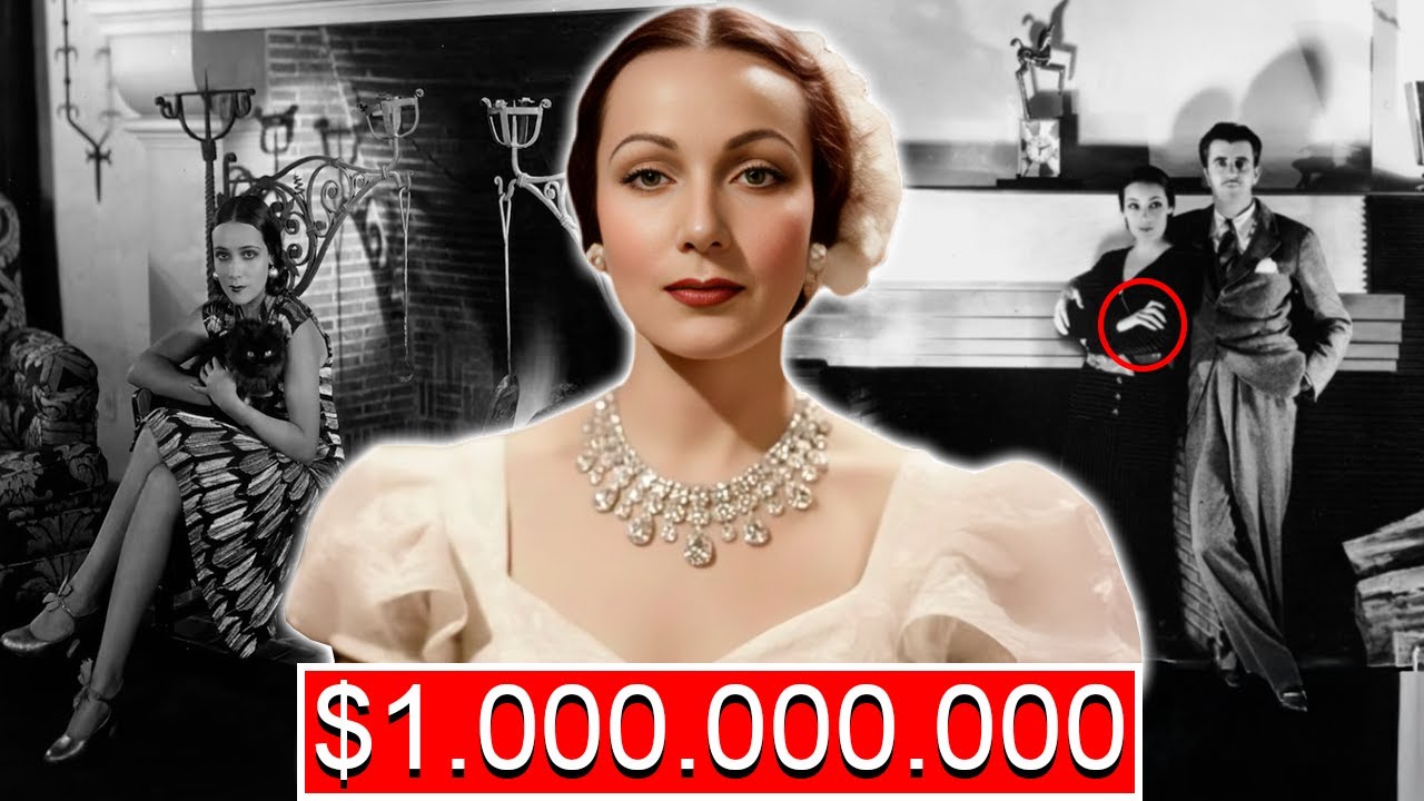 Asi FUE la LUJOSA VIDA de DOLORES DEL RIO - Mansiones, Joyas, Lujos