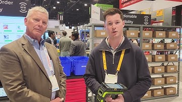 Xemelgo demo at the Zebra booth at the ProMat 2025 show