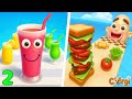 Juice Run VS Sandwich Runner - All Levels Satisfying Walkthrough Gameplay Part 2