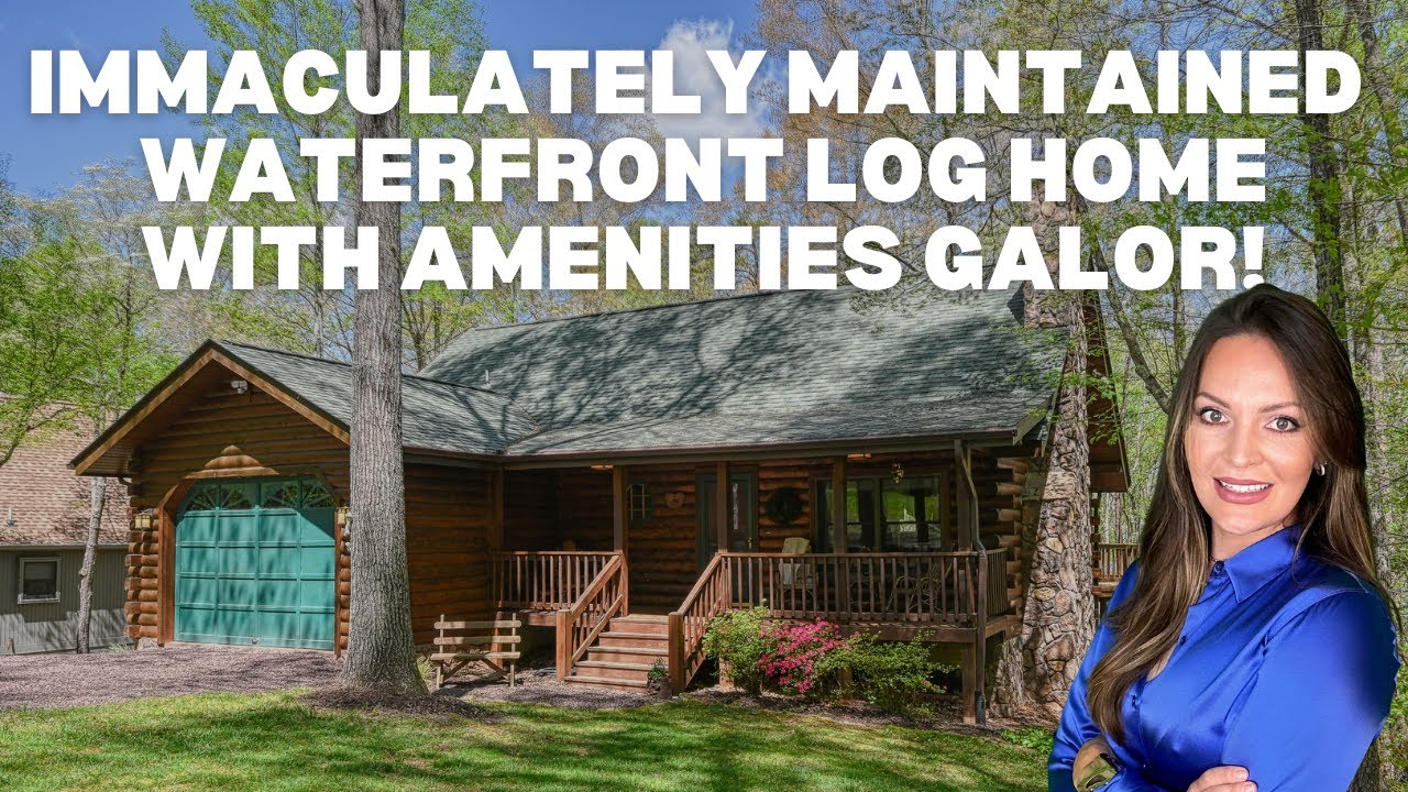 Immaculate Log Home For Sale at Lake Anna, VA. | Under $1 Million | 7319 Sugar Hollow Rd.