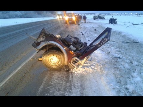 ДТП, трасса Екатеринбург-Тюмень, 08-12-15 последствия