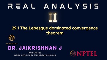 29.1 The Lebesgue dominated convergence theorem
