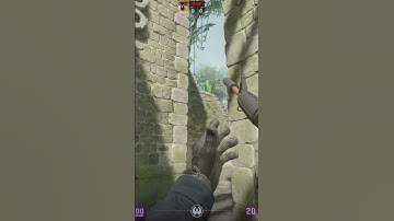 Smoke Window Fron Elbow For Retake Mid On Ancient In CS2 #cs2 #shorts