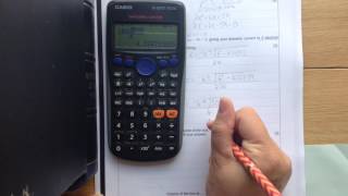 P2 mathematics higher tier Q11. Form and solve a quadratic equation