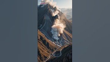 Terrifying Landslide Caught on Drone – Nature’s Power Unleashed! #Landslide #NaturalDisaster