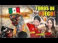 🇪🇸ESPAÑOLES REACCIONAN a TULTEPEC TOROS! 🇲🇽| BULLS OF FIRE MEXICO FIREWORKS FESTIVAL