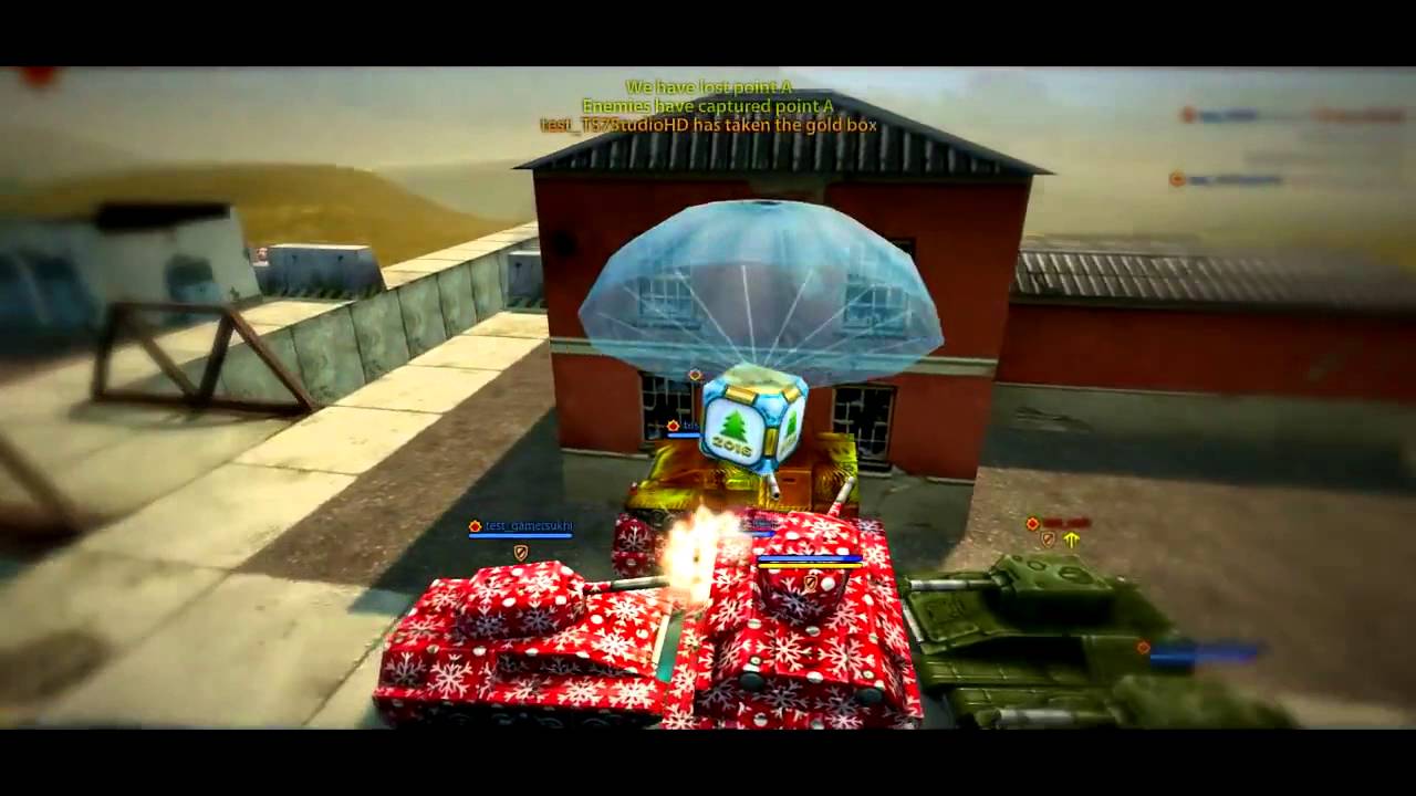 Tanki Online   Christmas Gold Box 2016 & 'Happy New Year Map'