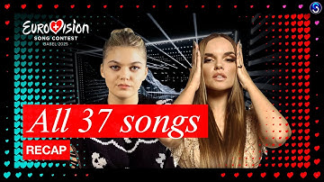 🎙️ 2025 Eurovision Song Contest · Recap Of All 37 Songs