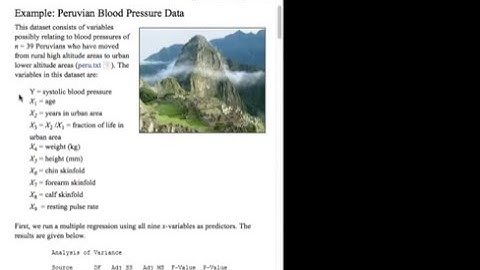 Testing a Subset of Predictors in a Multiple Linear Regression Model