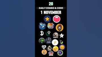 1 Nov All Airdrops Combo & Codes #airdropmining #telegrambot #telegrammining #telegram