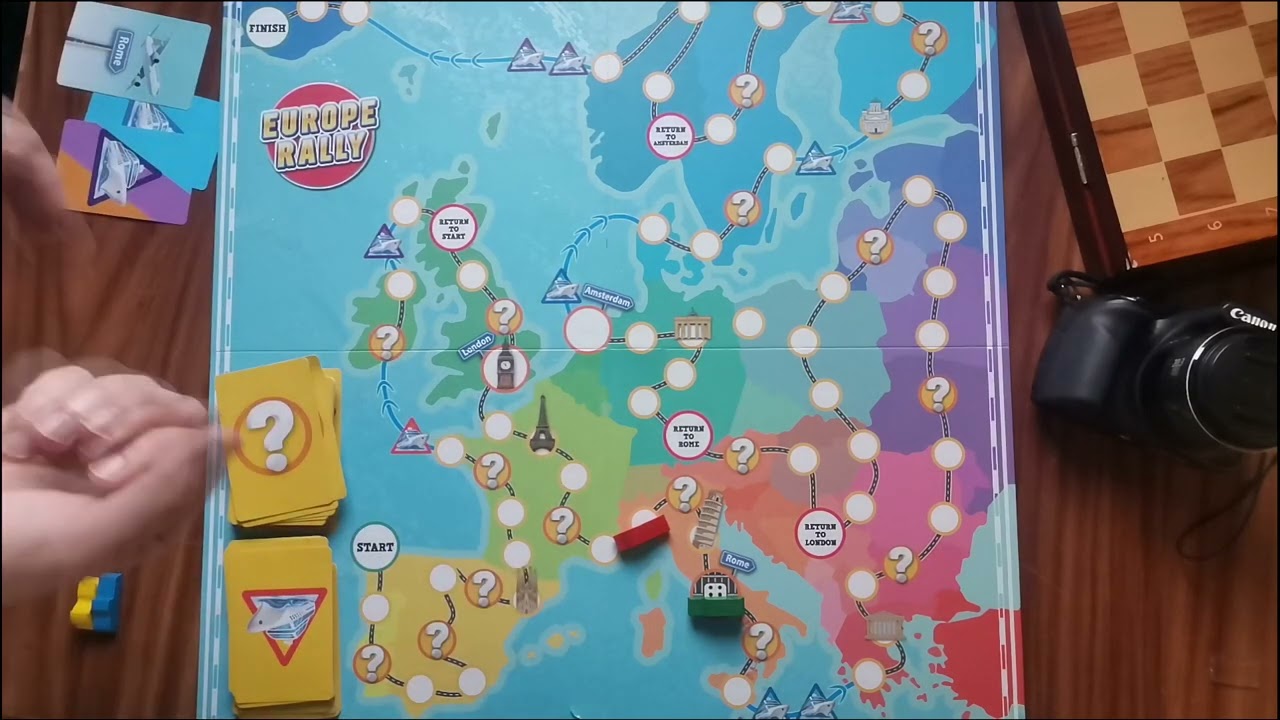 Jeu de société Europe Rally avec Jihène